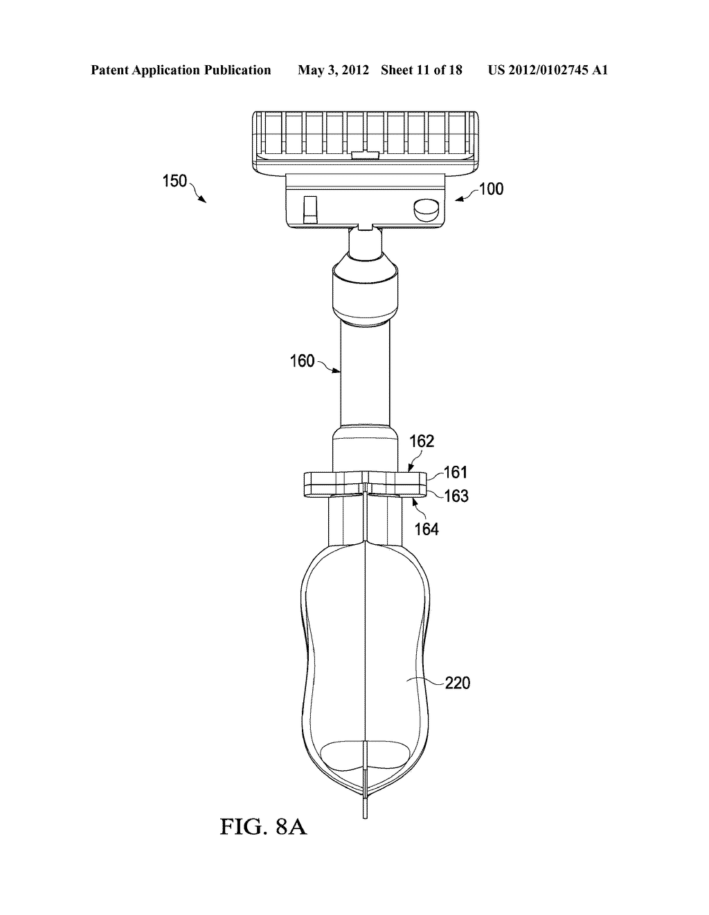 HAIR REMOVAL DEVICE WITH CARTRIDGE RETENTION COVER - diagram, schematic, and image 12