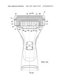 HAIR REMOVAL DEVICE WITH CARTRIDGE RETENTION COVER diagram and image