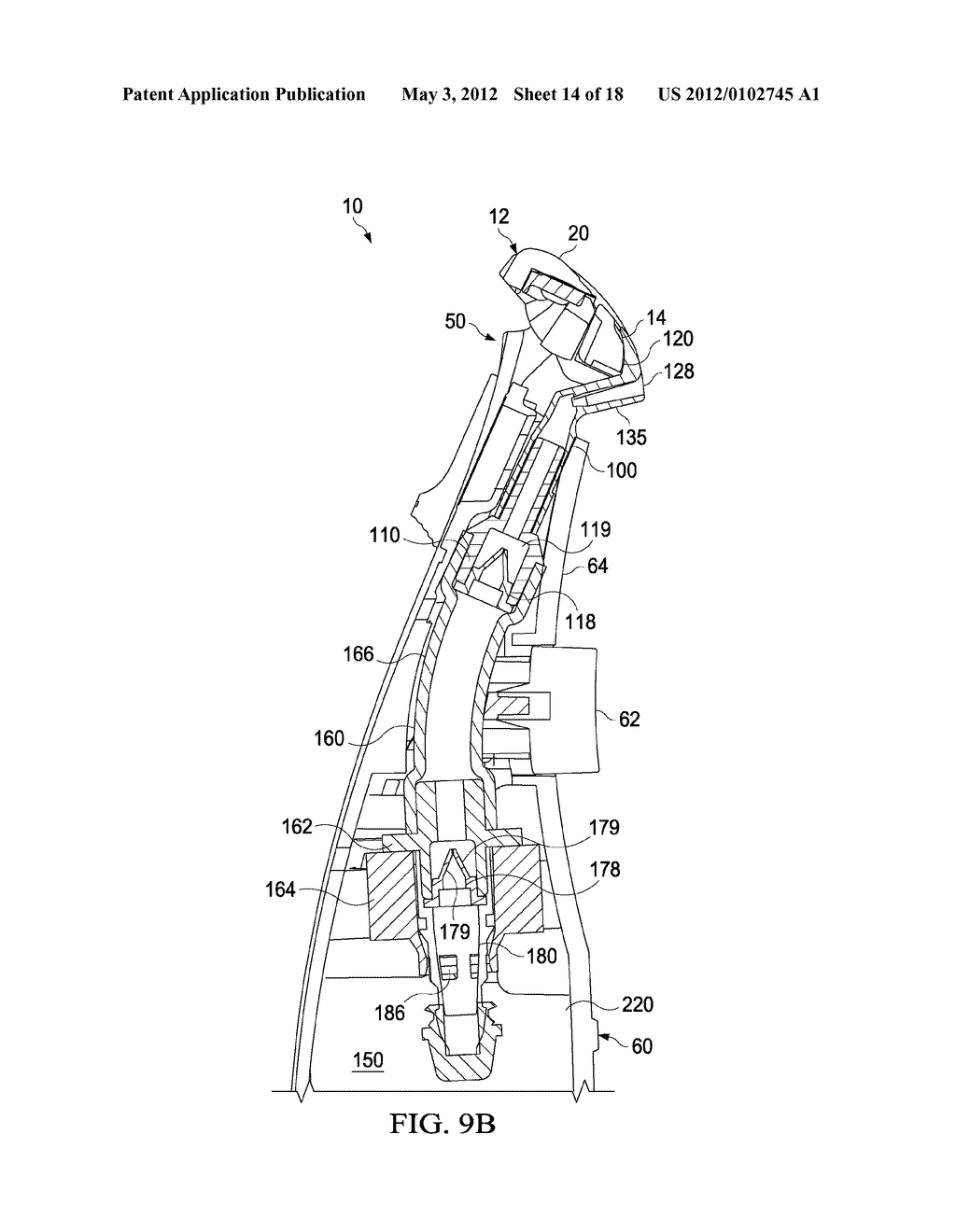 HAIR REMOVAL DEVICE WITH CARTRIDGE RETENTION COVER - diagram, schematic, and image 15