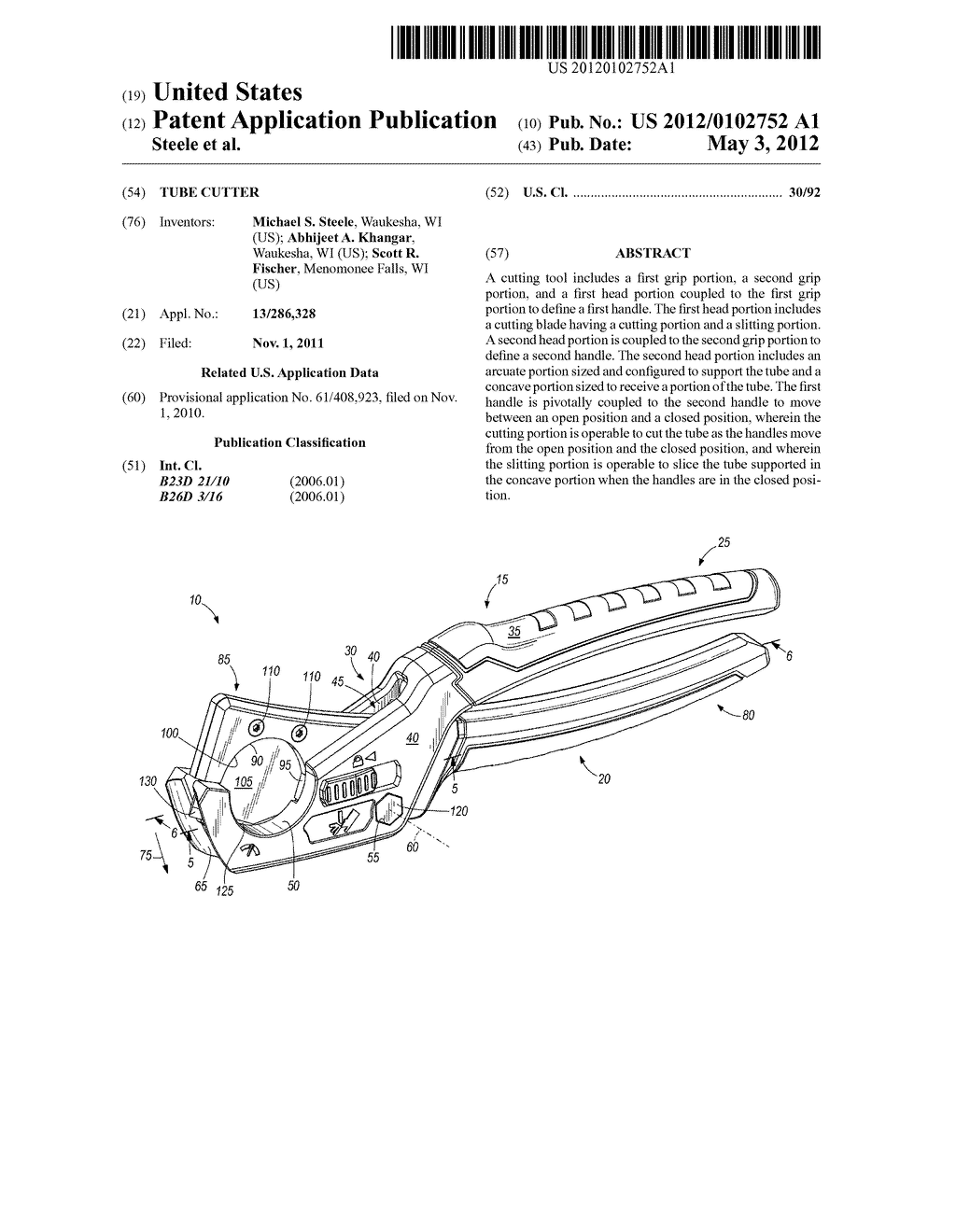 TUBE CUTTER - diagram, schematic, and image 01