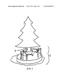 Self-adjusting, self-actuating and clamping stand employing only     non-elastic material parts for securing items in the vertical or     approximately vertical and the downward position, as in the case     addressed herein as an example, that being the case of the  EZ Christmas     tree stand , as registered on the internet diagram and image