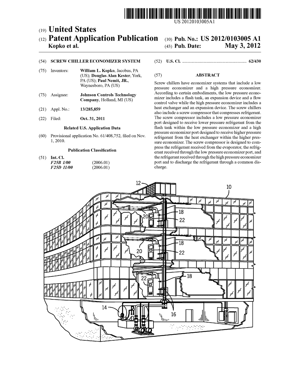 SCREW CHILLER ECONOMIZER SYSTEM - diagram, schematic, and image 01