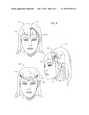 Friction Based Forehead and Hair Jewelry System diagram and image