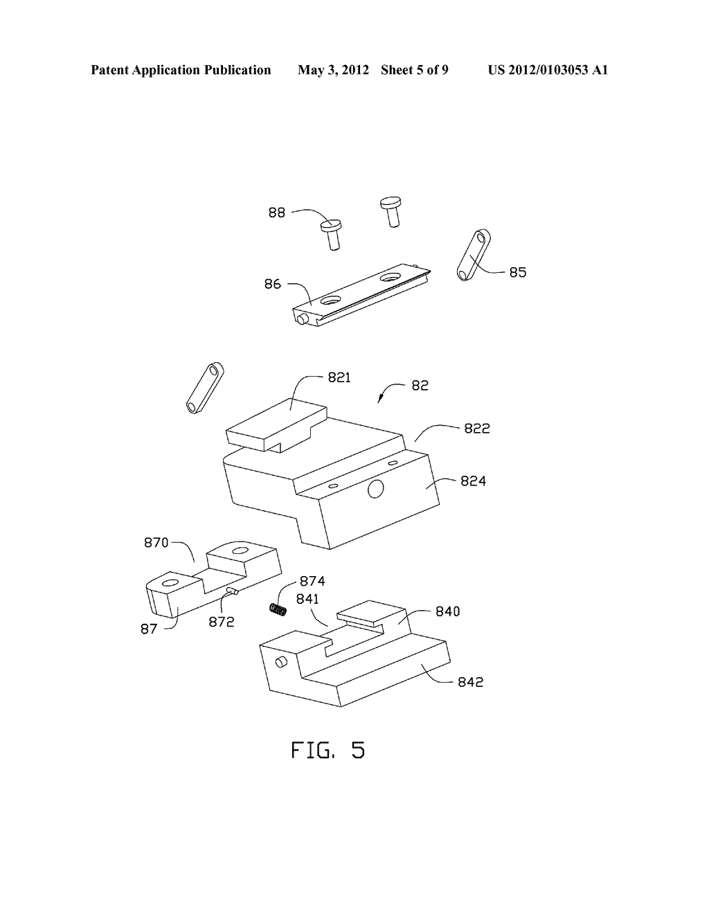 APPARATUS FOR BENDING RESILIENT TAB - diagram, schematic, and image 06