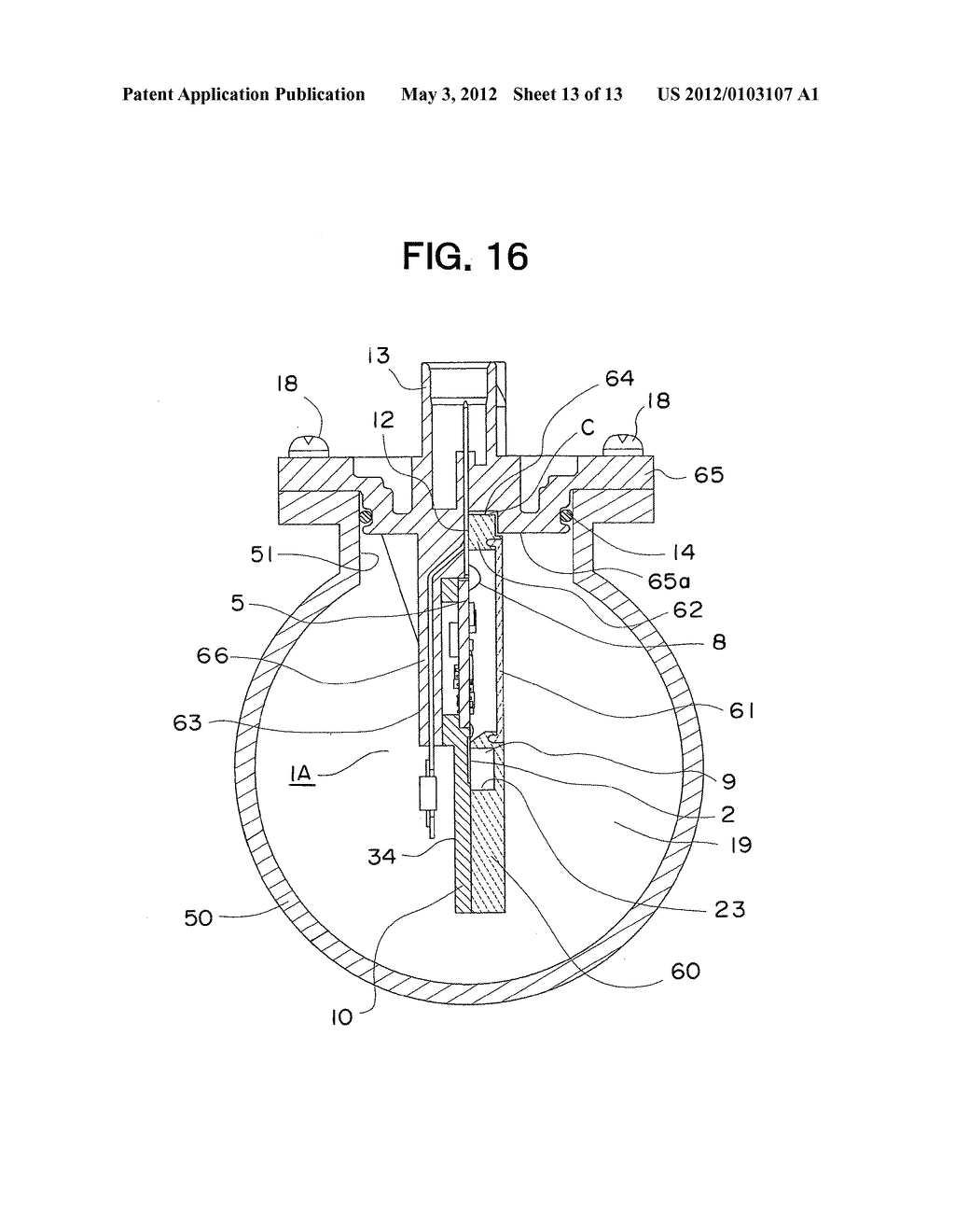 FLOW RATE MEASURING APPARATUS - diagram, schematic, and image 14