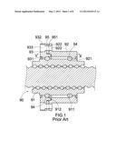 NUT ROTARY BALL SCREW WITH A PREDETERMINED PRESSURE STRUCTURE diagram and image