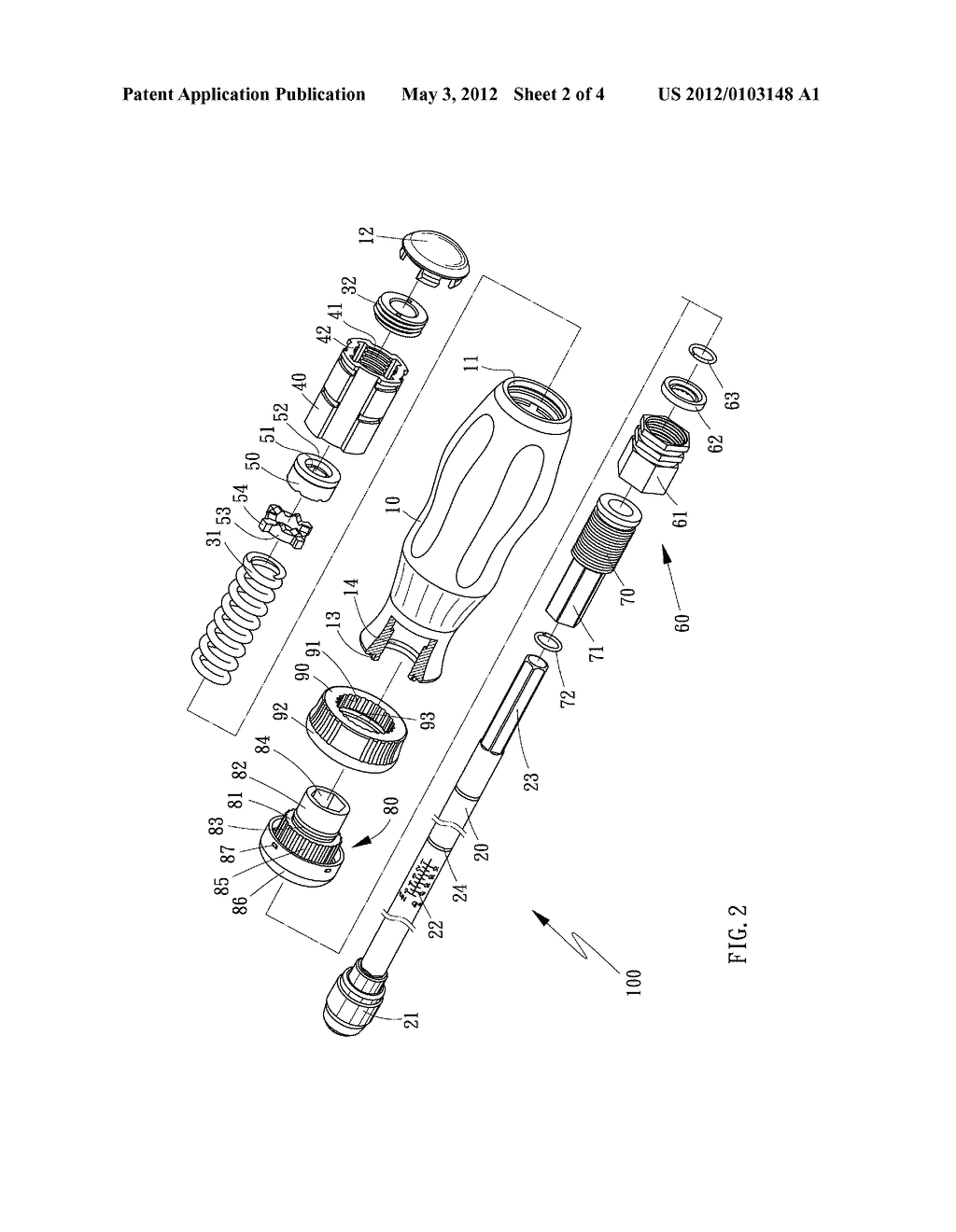 Screwdriver for Exerting an Adjustable Maximum Value of Torque - diagram, schematic, and image 03
