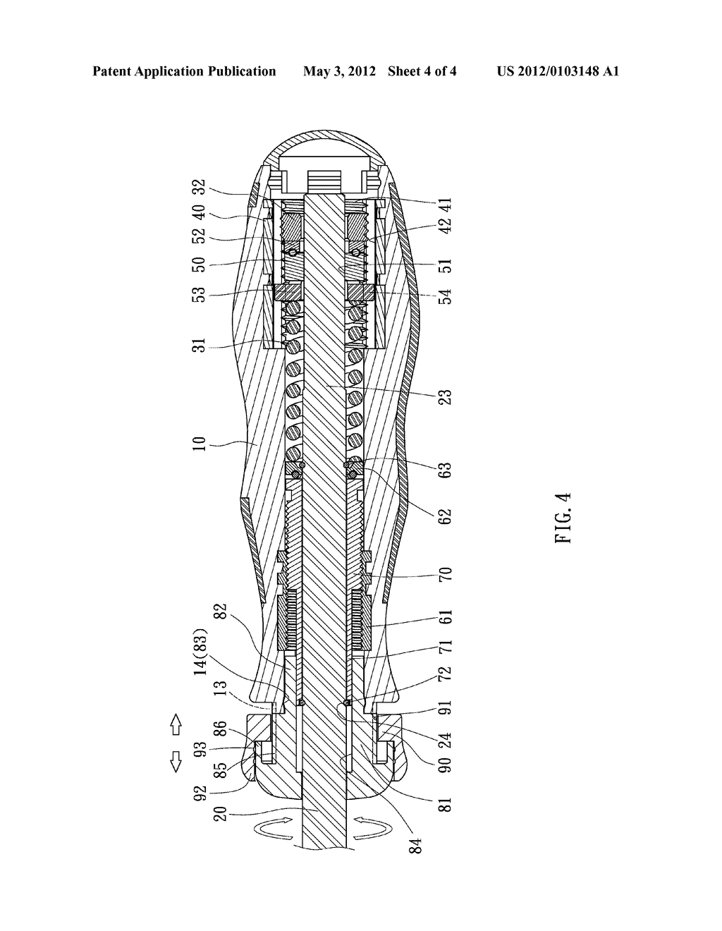 Screwdriver for Exerting an Adjustable Maximum Value of Torque - diagram, schematic, and image 05