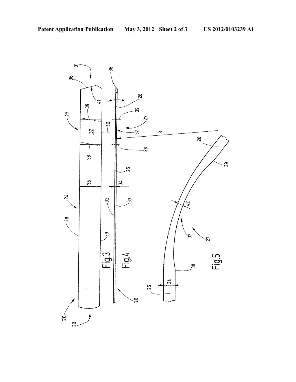 Tufting Knife With a Nominal Bending Point - diagram, schematic, and image 03