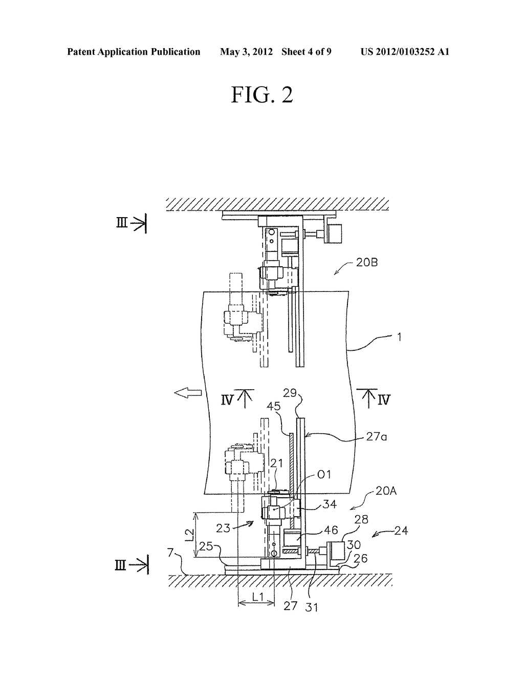 CONVEYANCE DEVICE FOR BASE MATERIAL HAVING BOTH SURFACES COATED WITH     COATING SOLUTION - diagram, schematic, and image 05