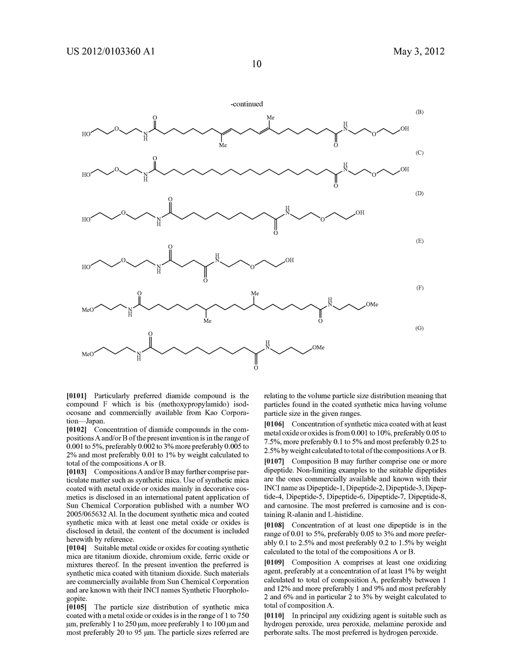 COMPOSITION AND METHOD FOR LEVELLING HAIR COLOUR - diagram, schematic, and image 11