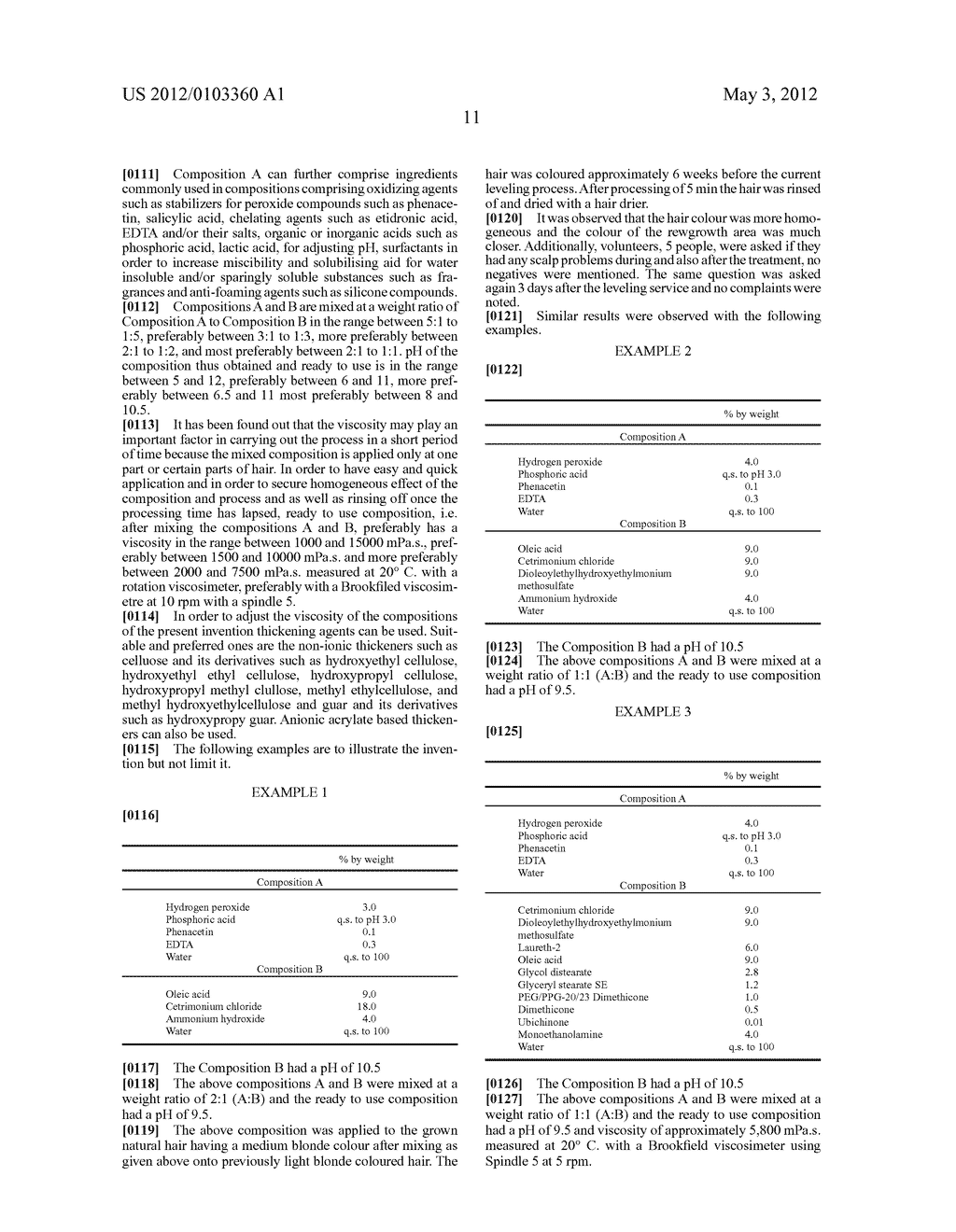 COMPOSITION AND METHOD FOR LEVELLING HAIR COLOUR - diagram, schematic, and image 12