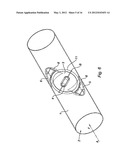 PIPE OF CIRCULAR OVERALL CROSS SECTION, FITTED WITH AN AIRFLOW RATE     REGULATING DEVICE diagram and image