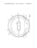 PIPE OF CIRCULAR OVERALL CROSS SECTION, FITTED WITH AN AIRFLOW RATE     REGULATING DEVICE diagram and image