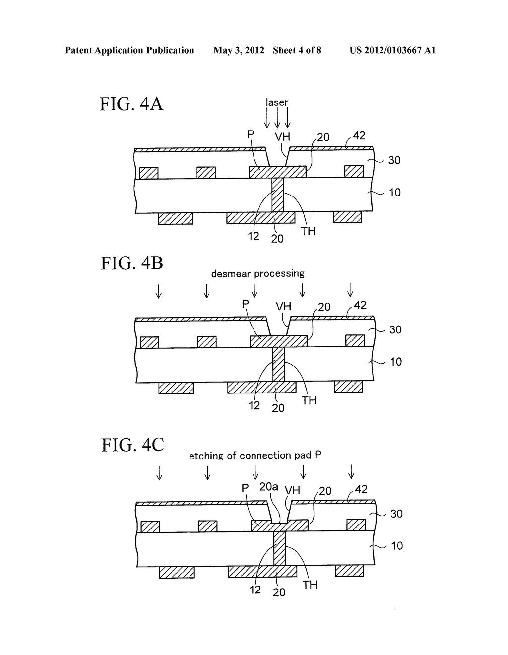 WIRING SUBSTRATE AND METHOD OF MANUFACTURING THE SAME - diagram, schematic, and image 05