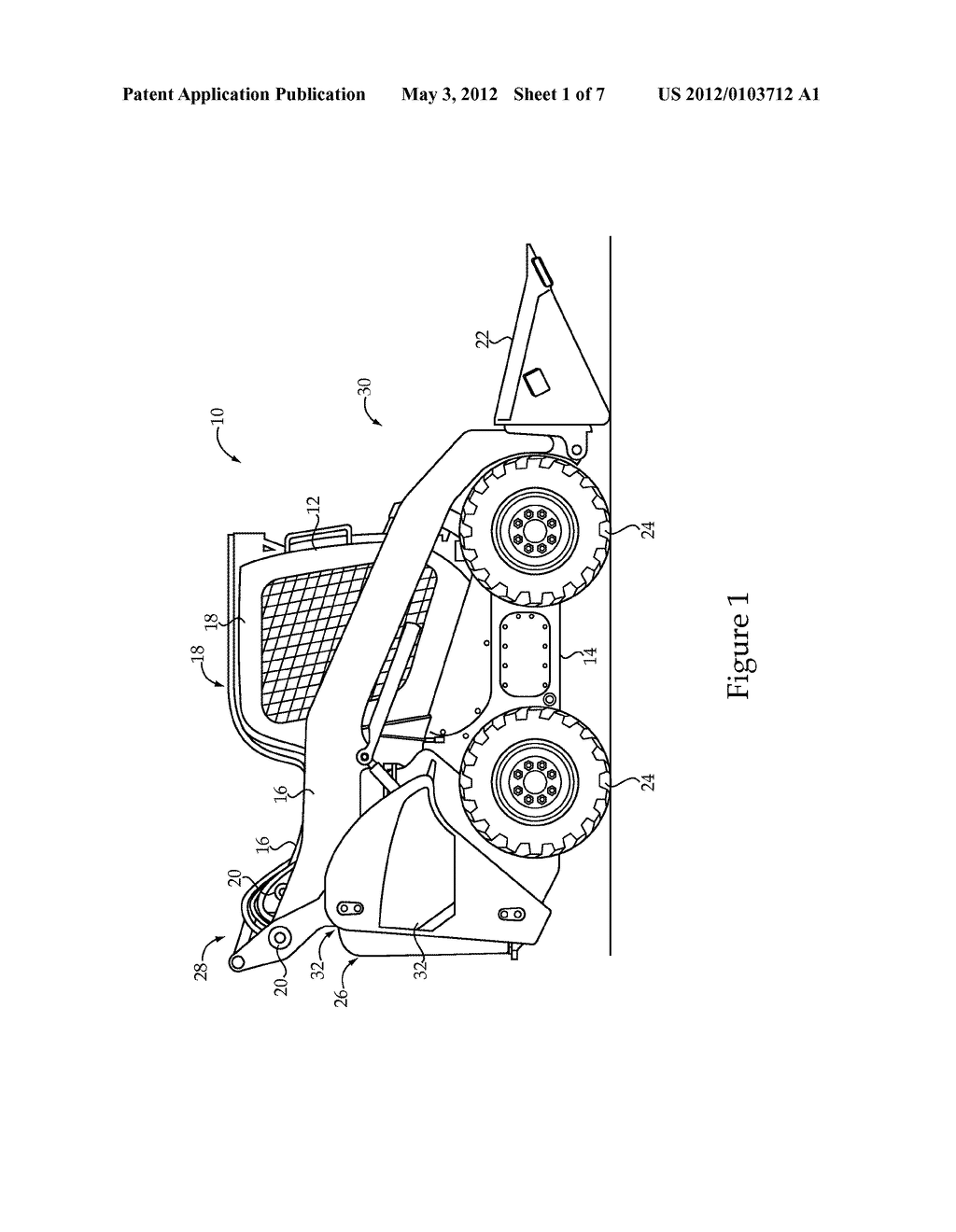 SKID STEER MACHINE HAVING PIVOTABLY MOUNTED COOLING SYSTEM AND     NON-METALLIC VIBRATION ISOLATOR - diagram, schematic, and image 02