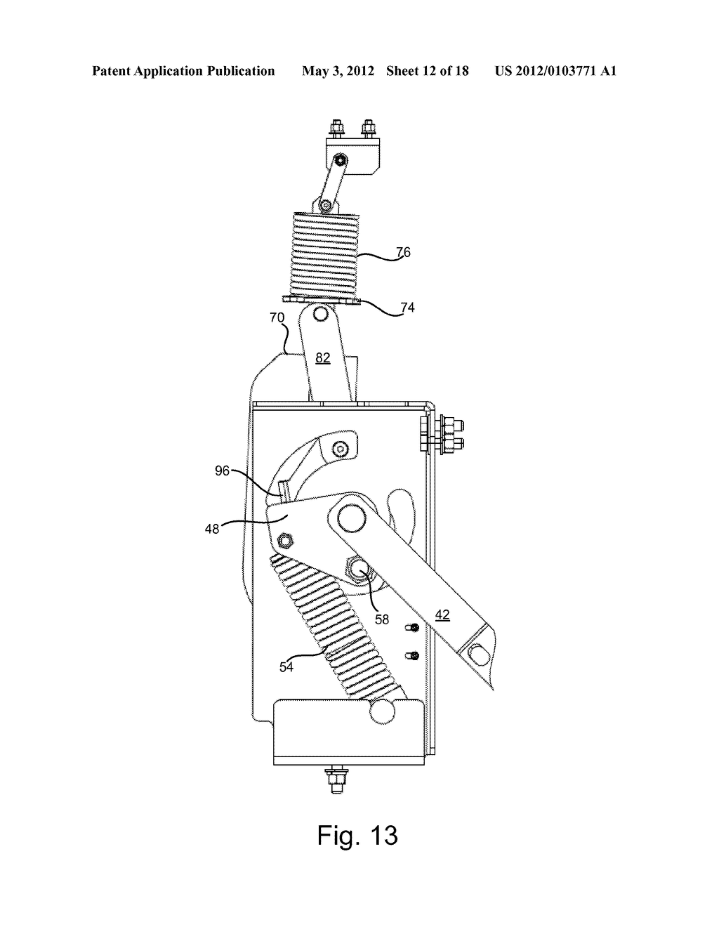 MANUAL TRIPPING DEVICE FOR CIRCUIT BREAKER - diagram, schematic, and image 13