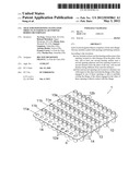 TRAY FOR POSITIONING ELONGATED OBJECTS, IN PARTICULAR SYRINGE BODIES OR     SYRINGES diagram and image