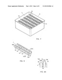 TRAY FOR POSITIONING ELONGATED OBJECTS, IN PARTICULAR SYRINGE BODIES OR     SYRINGES diagram and image