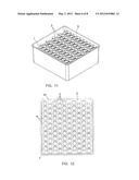 TRAY FOR POSITIONING ELONGATED OBJECTS, IN PARTICULAR SYRINGE BODIES OR     SYRINGES diagram and image