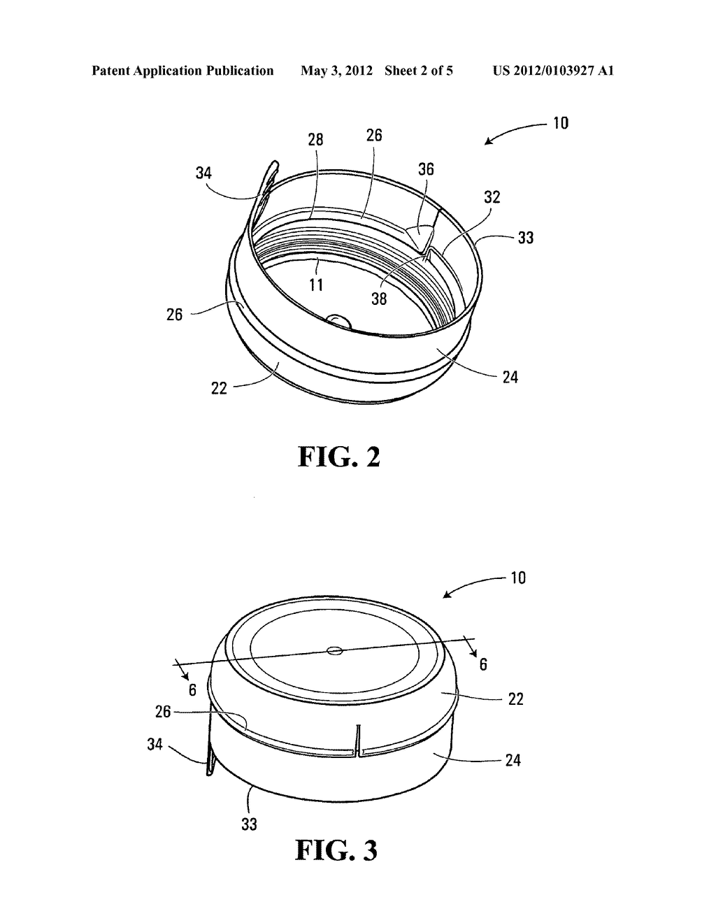 Threadless Cap with Non Integral Seal - diagram, schematic, and image 03