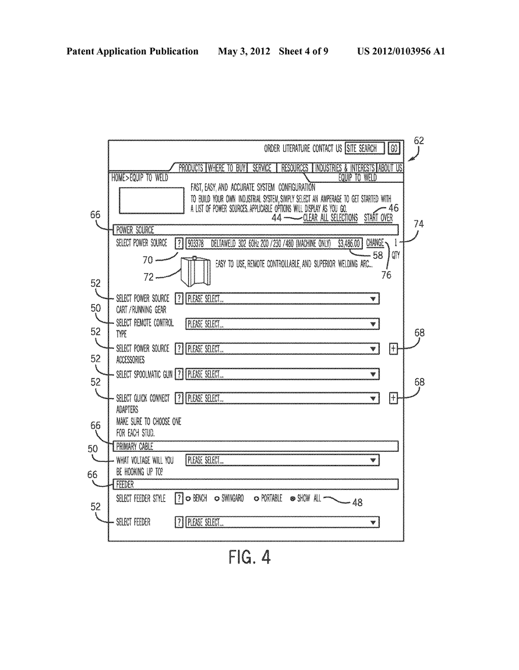 WEB CONFIGURATION SYSTEM FOR CUSTOMIZING WELDING SYSTEMS - diagram, schematic, and image 05