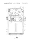 DISPENSER WITH WASTE COLLECTION SPOOL, AND METHOD OF USING diagram and image