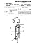 Case to hold and transport a ball-launcher for dogs diagram and image