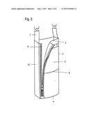 Case to hold and transport a ball-launcher for dogs diagram and image