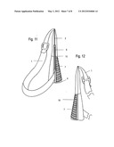 Case to hold and transport a ball-launcher for dogs diagram and image