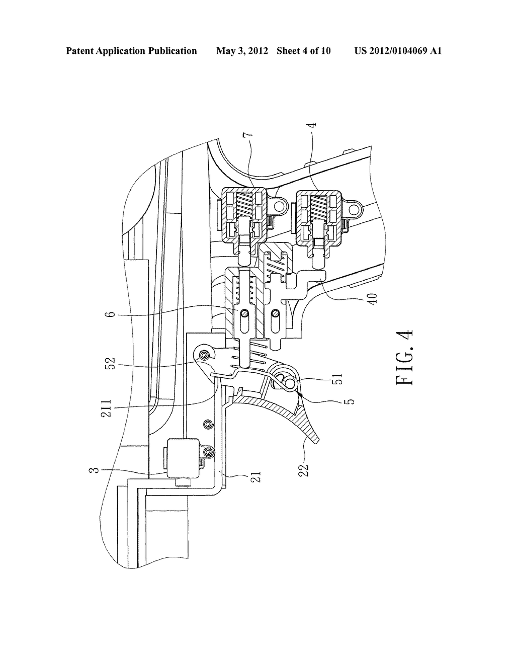 CONTROL MECHANISM FOR ELECTRIC NAIL GUN - diagram, schematic, and image 05