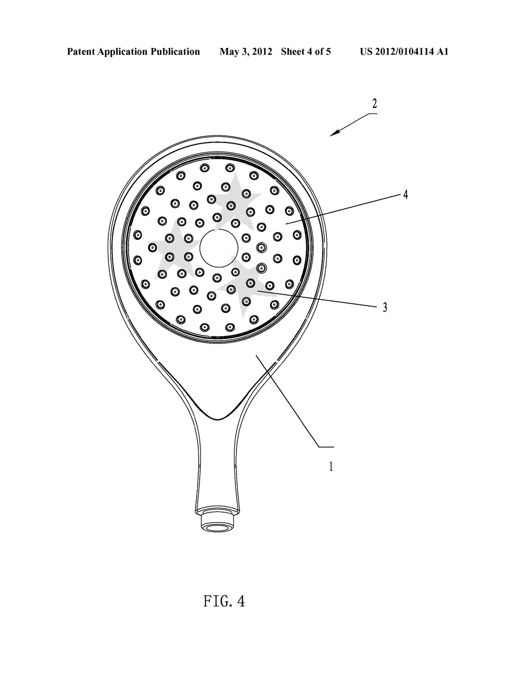 SHOWER HEAD THAT CAN TURN COLORS ALONG WITH TEMPERATURE CHANGE - diagram, schematic, and image 05