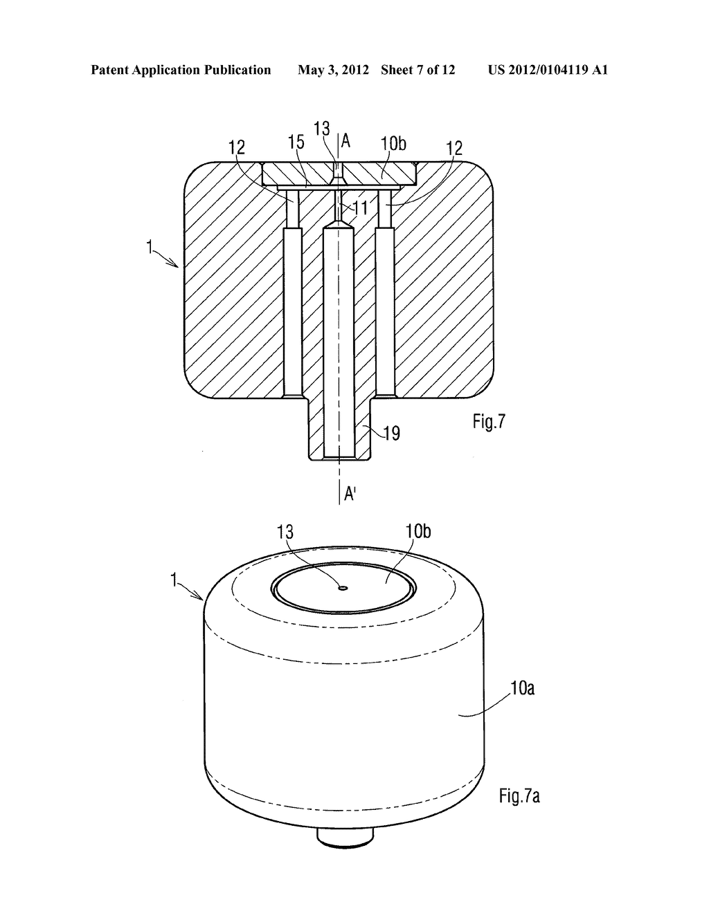 TWO-PHASE SPRAYING NOZZLE AND VAPORISING DEVICE COMPRISING SAME - diagram, schematic, and image 08