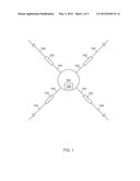 Electric sail with voltage multipliers in tethers diagram and image