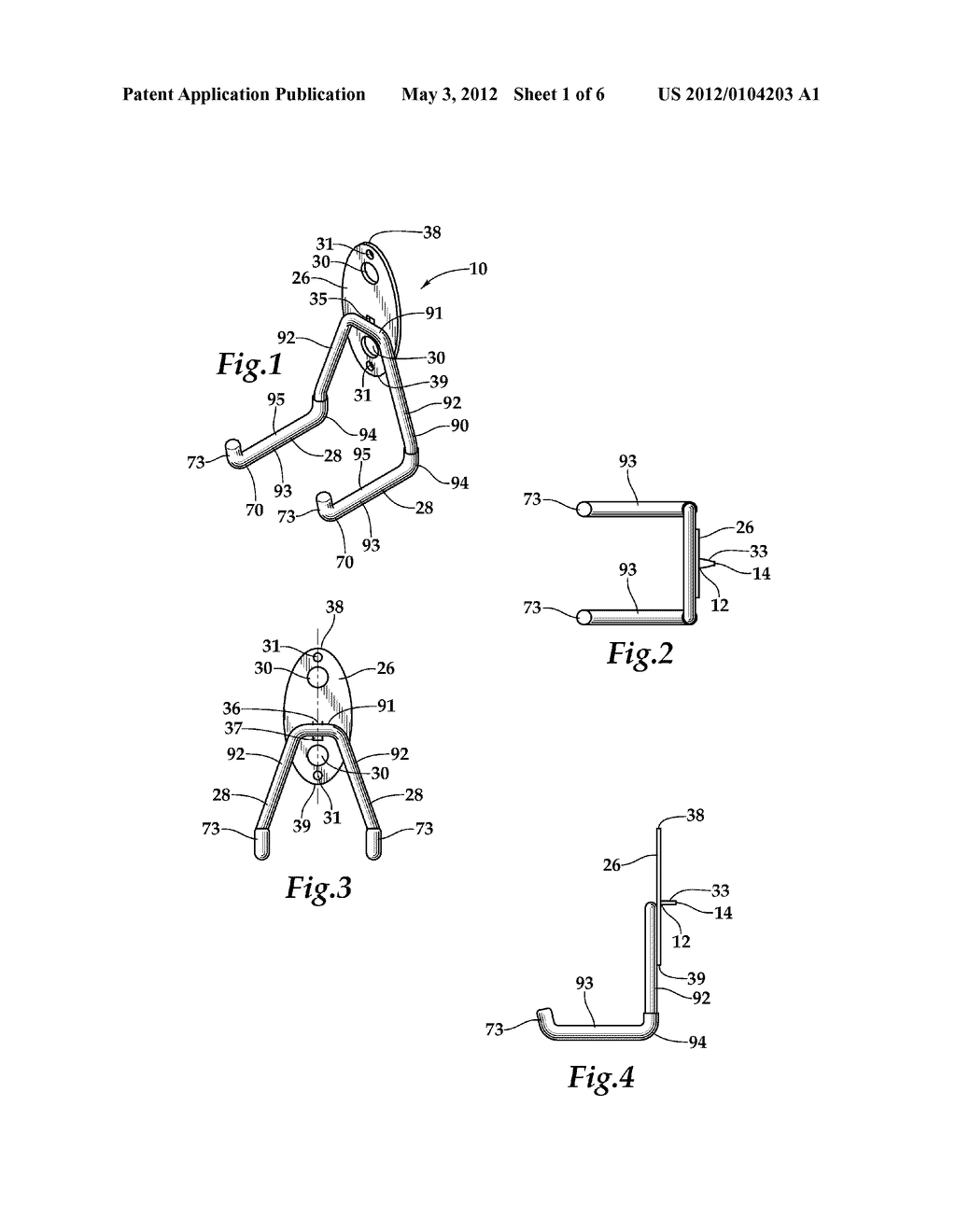 Wall Mountable Holder - diagram, schematic, and image 02