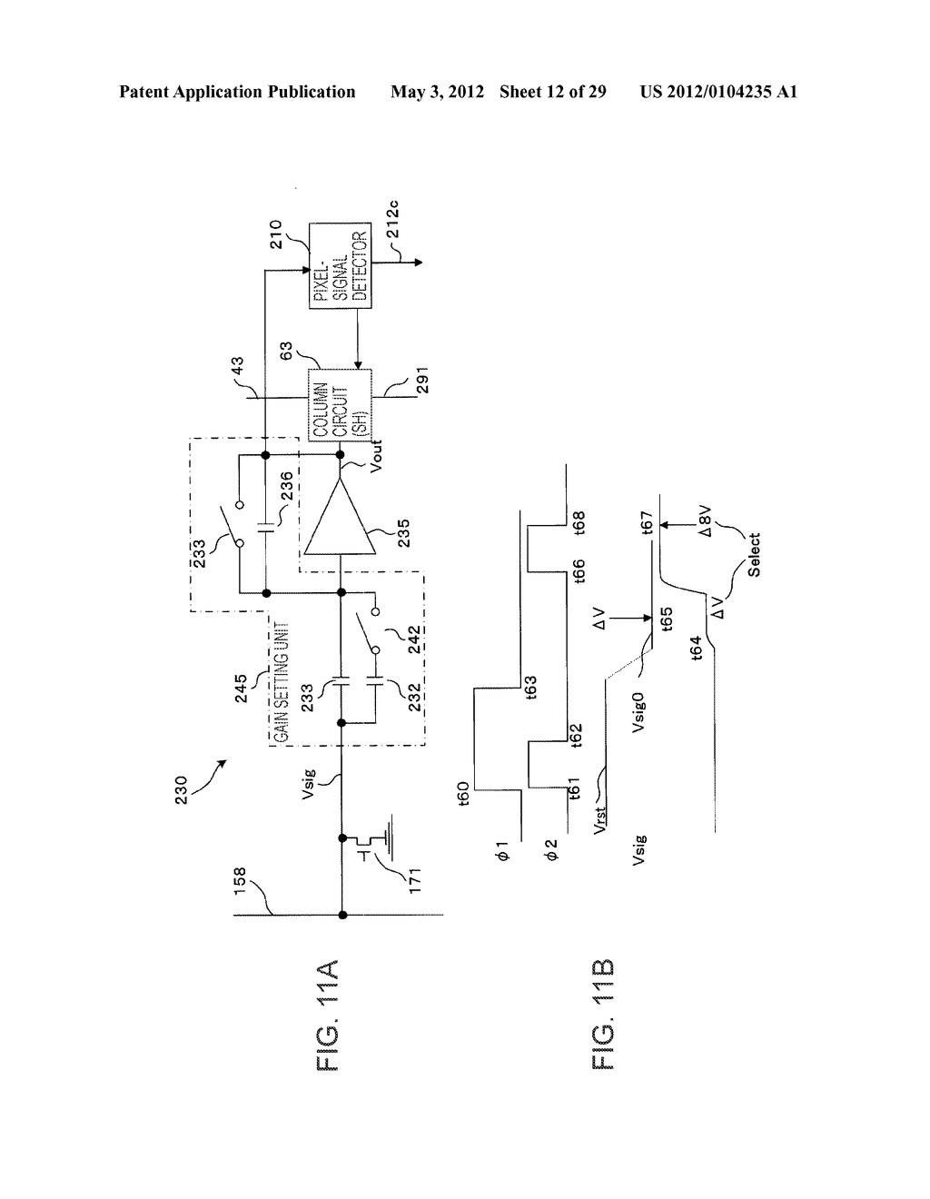 METHOD OF CONTROLLING SEMICONDUCTOR DEVICE, SIGNAL PROCESSING METHOD,     SEMICONDUCTOR DEVICE, AND ELECTRONIC APPARATUS - diagram, schematic, and image 13