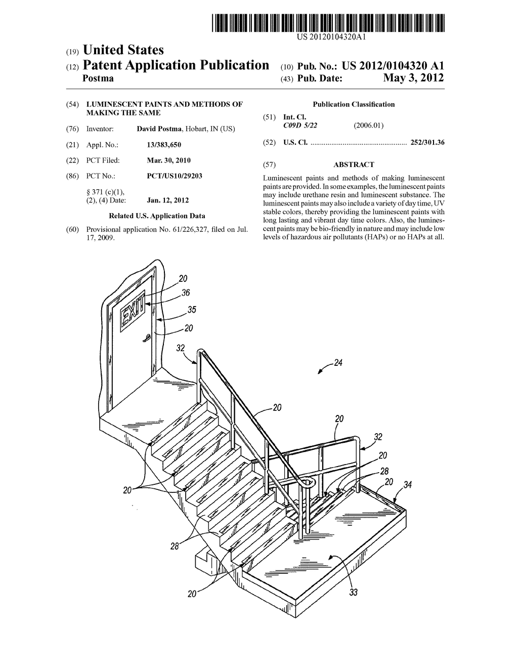 LUMINESCENT PAINTS AND METHODS OF MAKING THE SAME - diagram, schematic, and image 01