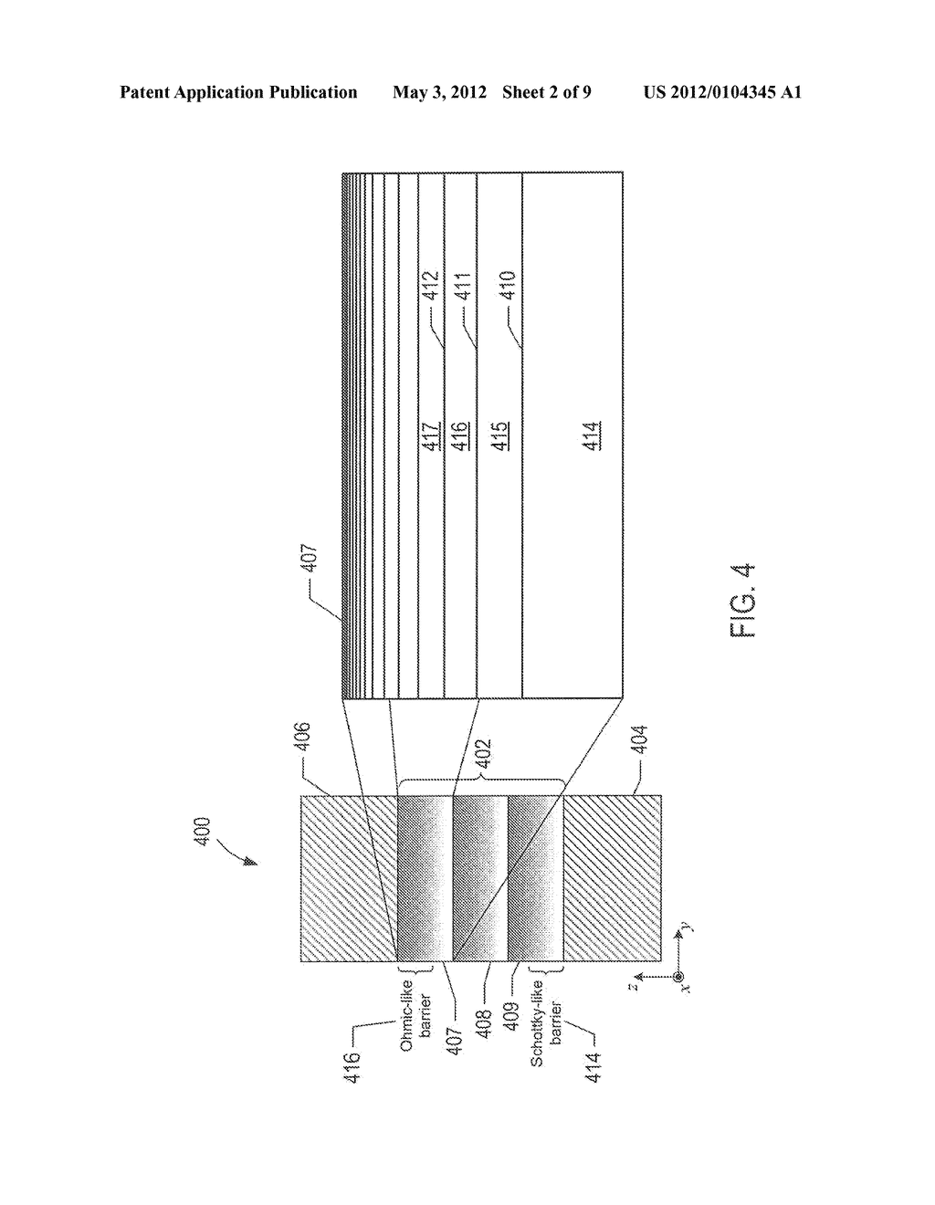 MEMRISTIVE DEVICES WITH LAYERED JUNCTIONS AND METHODS FOR FABRICATING THE     SAME - diagram, schematic, and image 03