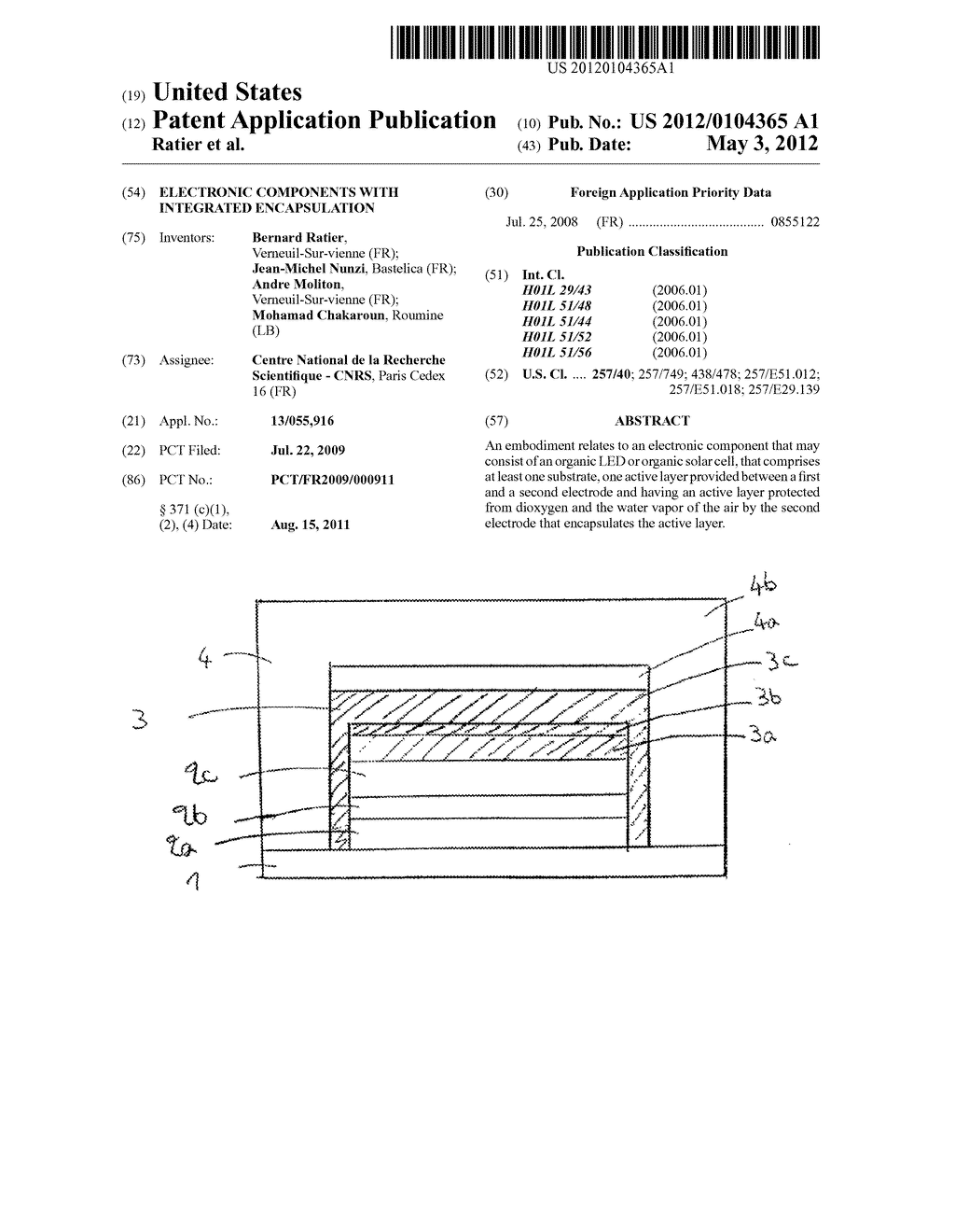 ELECTRONIC COMPONENTS WITH INTEGRATED ENCAPSULATION - diagram, schematic, and image 01