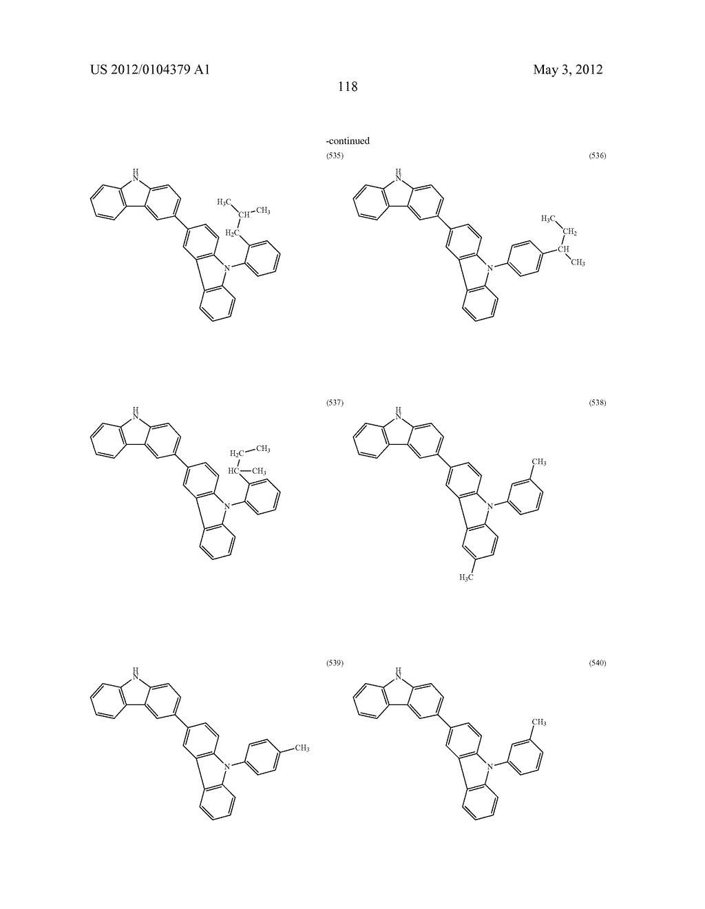 ORGANIC COMPOUND, ANTHRACENE DERIVATIVE, AND LIGHT-EMITTING ELEMENT,     LIGHT-EMITTING DEVICE, AND ELECTRONIC DEVICE USING ANTHRACENE DERIVATIVE - diagram, schematic, and image 189