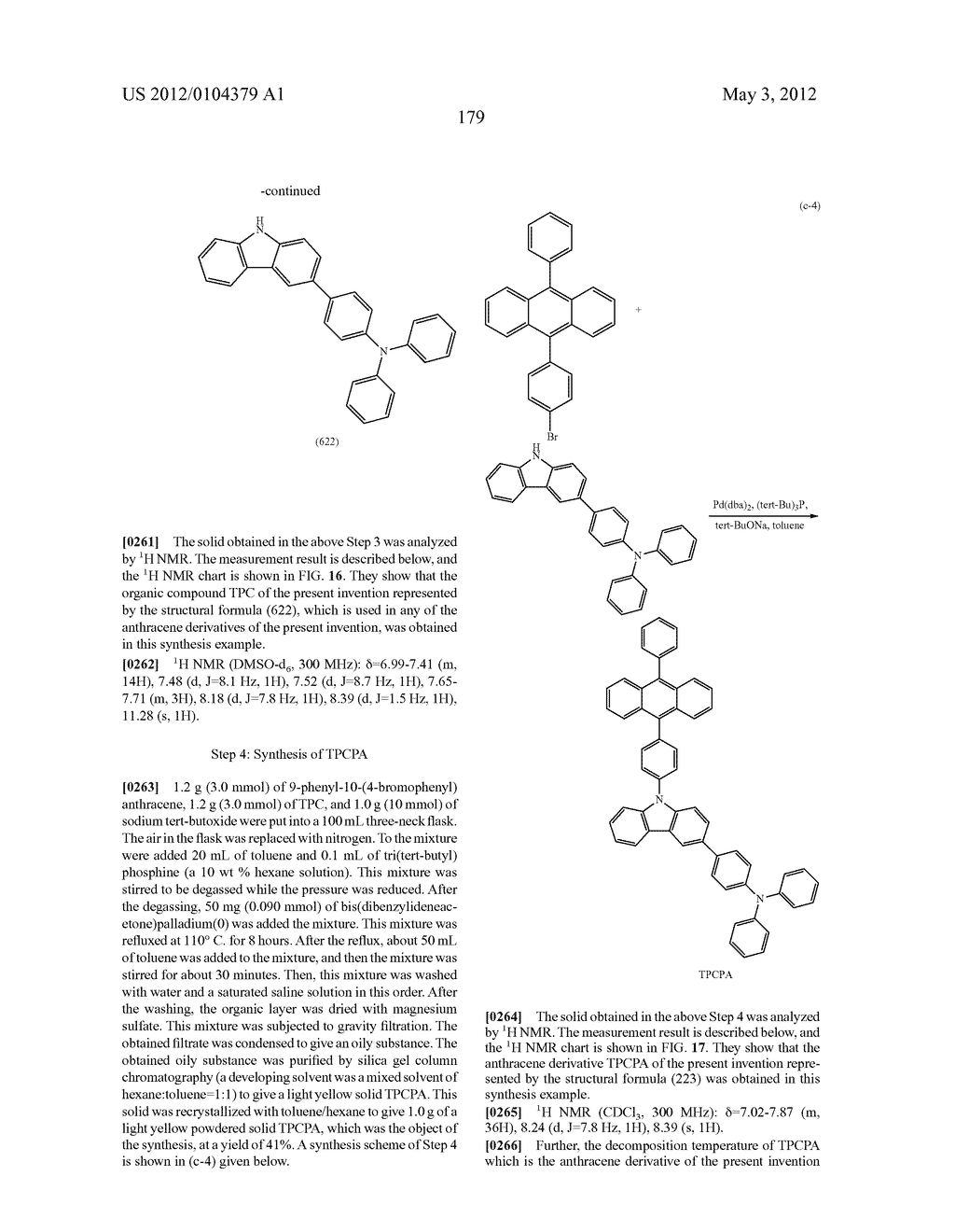 ORGANIC COMPOUND, ANTHRACENE DERIVATIVE, AND LIGHT-EMITTING ELEMENT,     LIGHT-EMITTING DEVICE, AND ELECTRONIC DEVICE USING ANTHRACENE DERIVATIVE - diagram, schematic, and image 250
