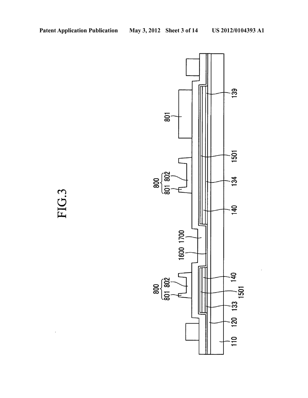 Organic light emitting diode display device and manufacturing method     thereof - diagram, schematic, and image 04