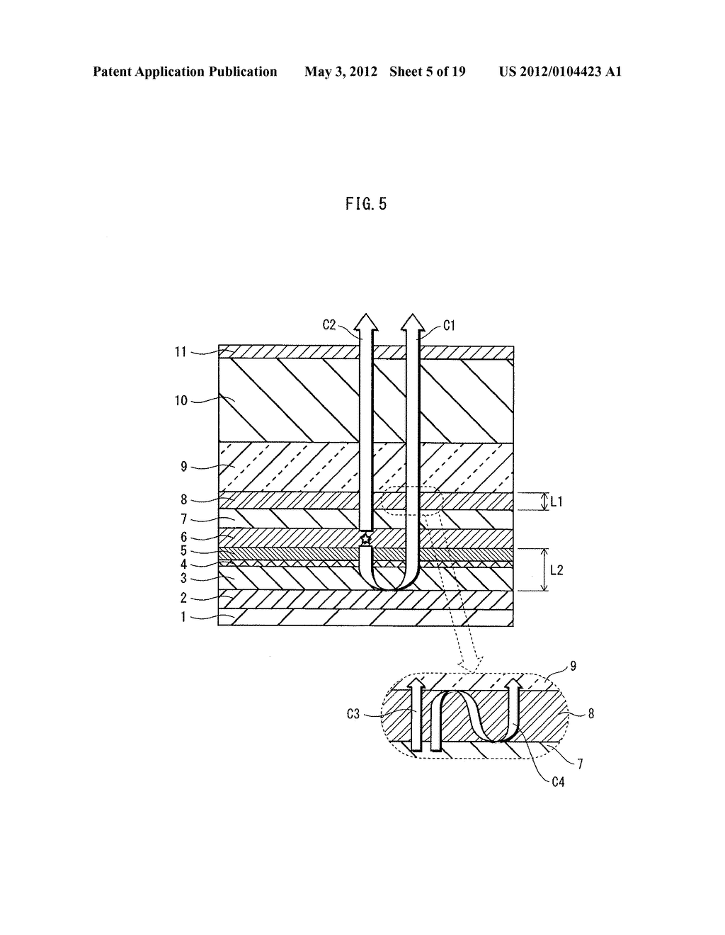 ORGANIC LIGHT-EMITTING ELEMENT, ORGANIC LIGHT-EMITTING DEVICE, ORGANIC     DISPLAY PANEL, ORGANIC DISPLAY DEVICE, AND METHOD OF MANUFACTURING AN     ORGANIC LIGHT-EMITTING ELEMENT - diagram, schematic, and image 06