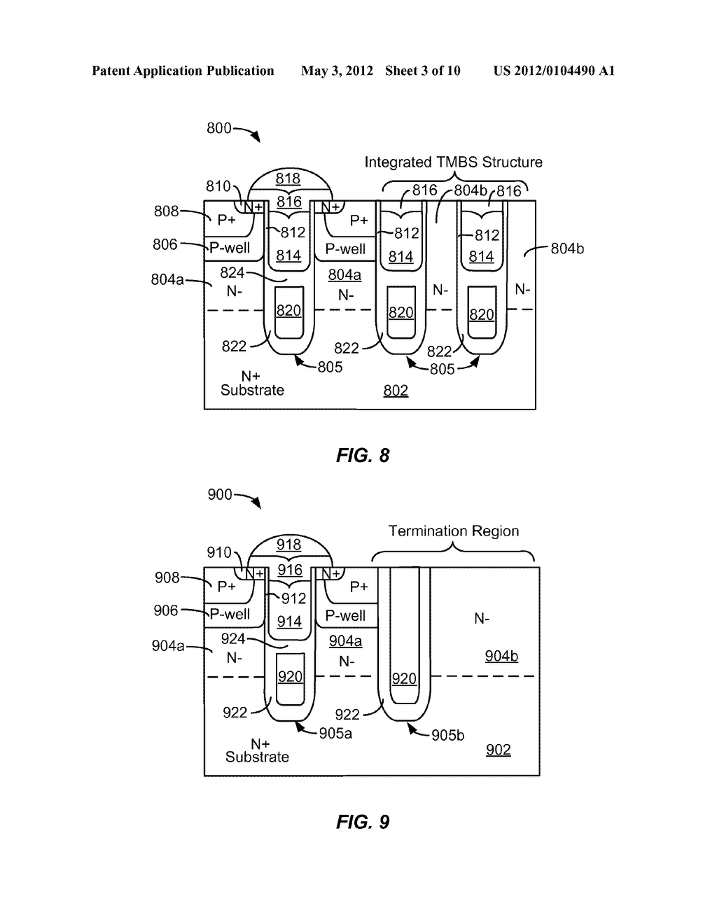 Trench-Gate Field Effect Transistors and Methods of Forming the Same - diagram, schematic, and image 04