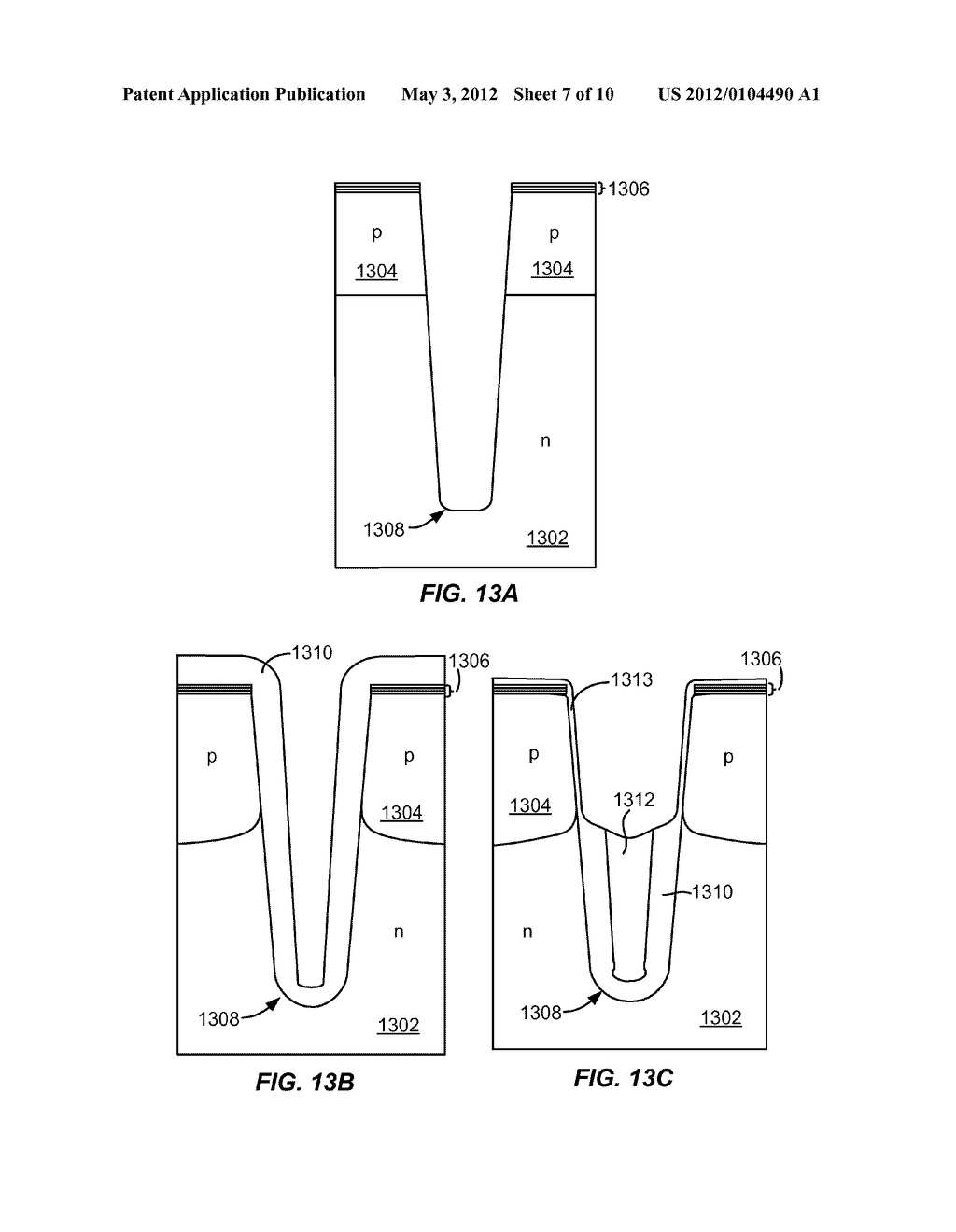 Trench-Gate Field Effect Transistors and Methods of Forming the Same - diagram, schematic, and image 08