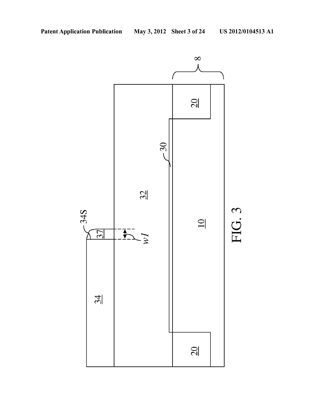 FIELD EFFECT TRANSISTOR HAVING AN ASYMMETRIC GATE ELECTRODE - diagram, schematic, and image 04