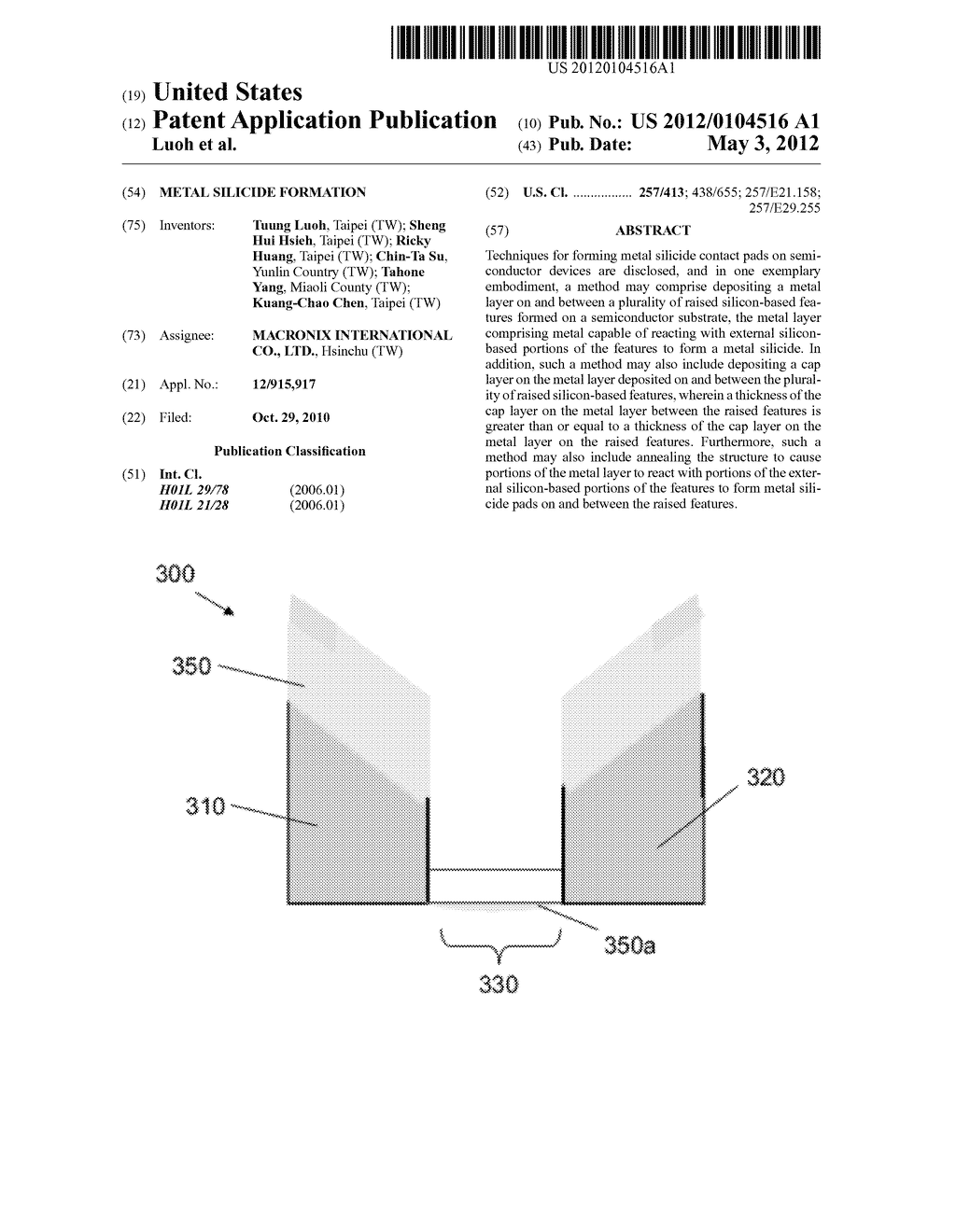 METAL SILICIDE FORMATION - diagram, schematic, and image 01