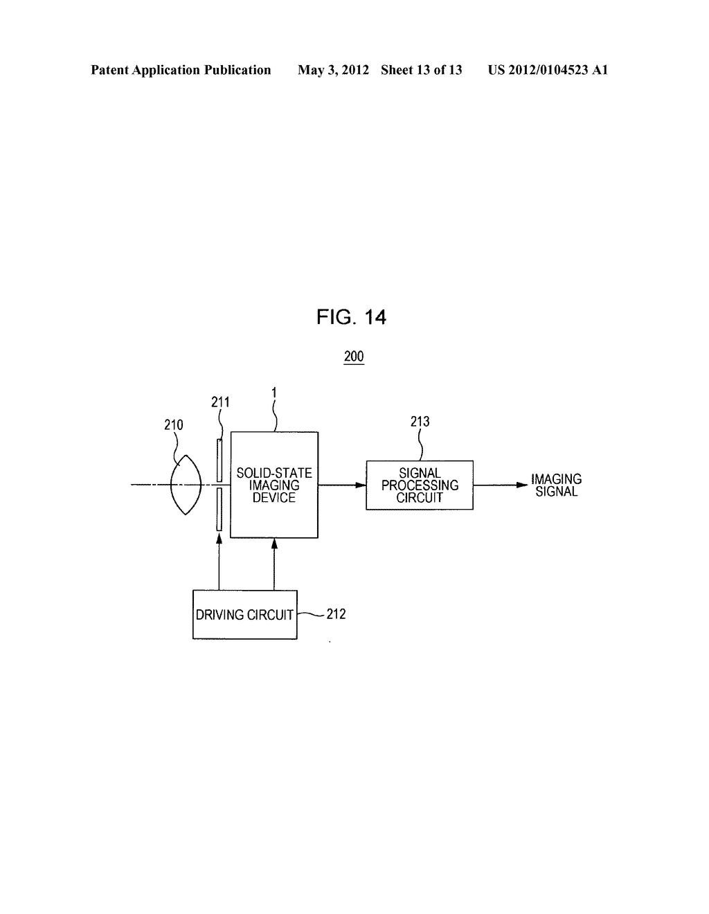 Solid-state imaging device manufacturing method of solid-state imaging     device, and electronic apparatus - diagram, schematic, and image 14