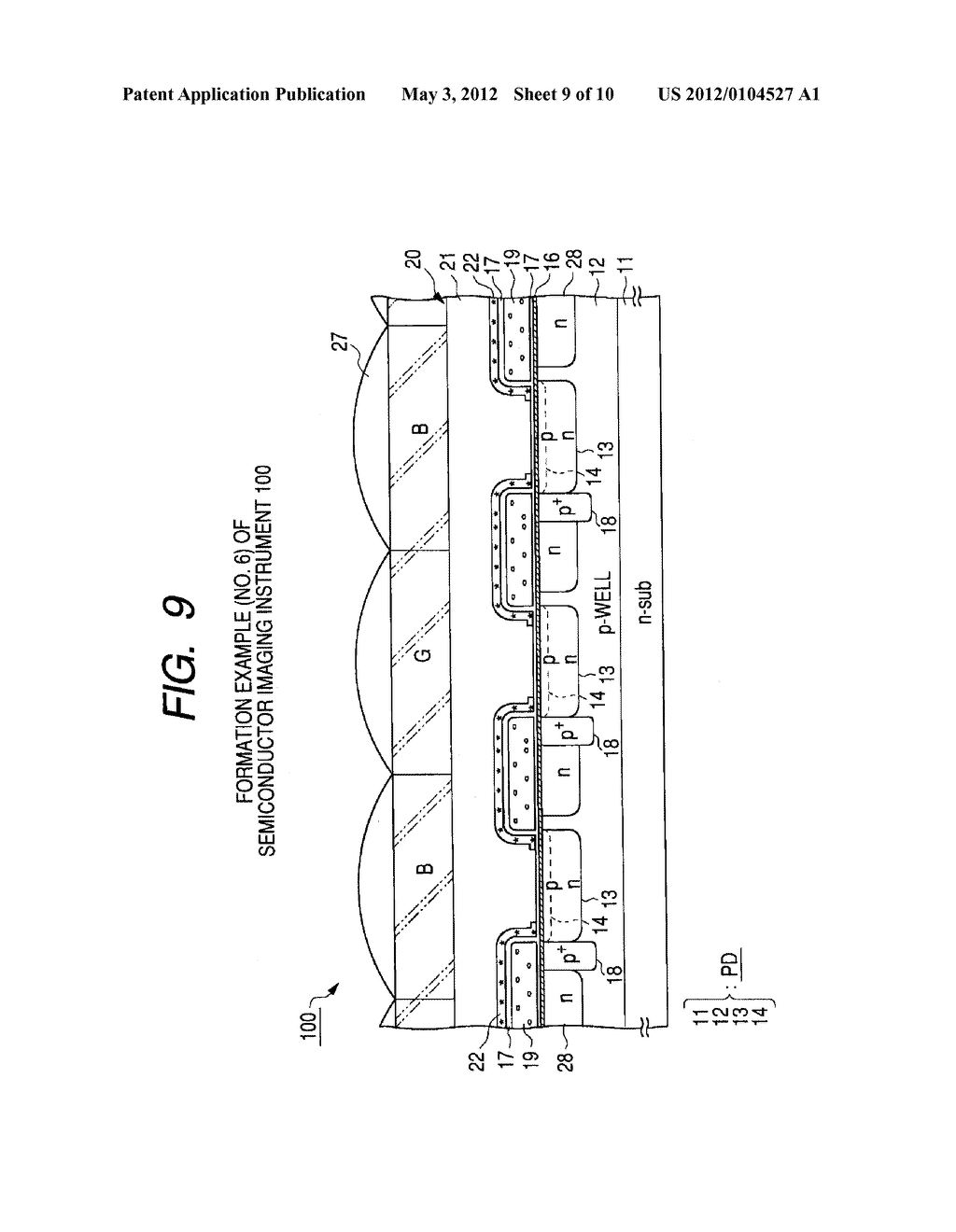 SEMICONDUCTOR IMAGING INSTRUMENT AND MANUFACTURING METHOD THEREOF, AND     CAMERA AND MANUFACTURING METHOD THEREOF - diagram, schematic, and image 10