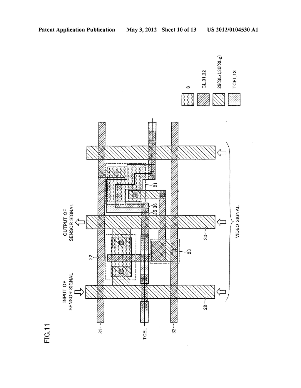 SUBSTRATE FOR DISPLAY PANEL, AND DISPLAY DEVICE - diagram, schematic, and image 11
